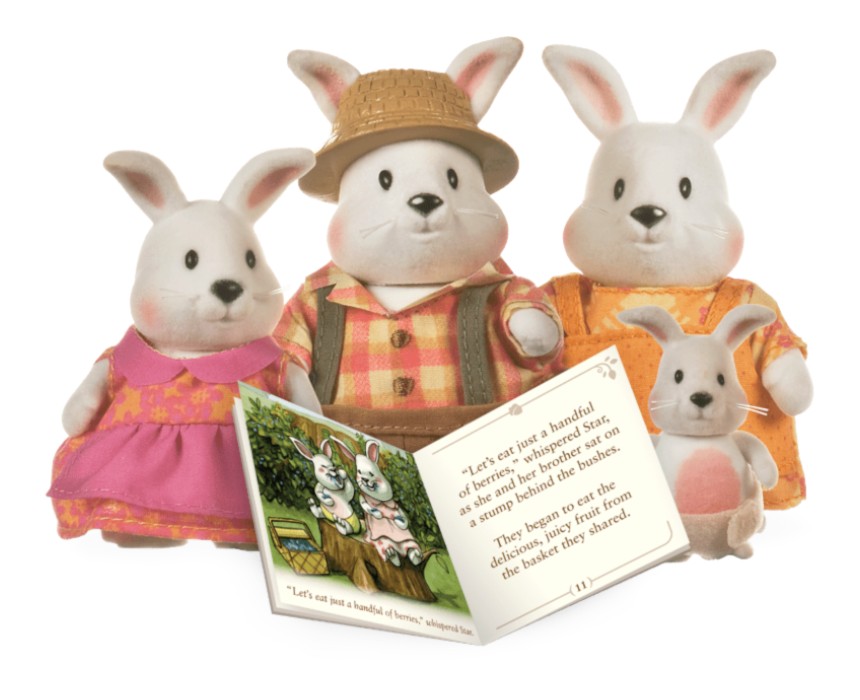 Kids Rabbit Family Figures