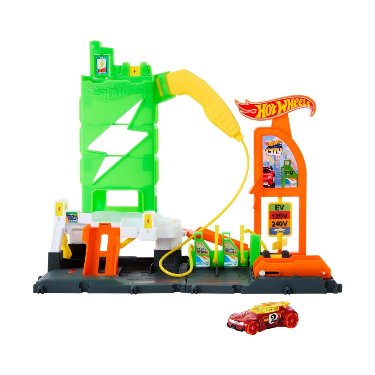 Hot Wheels City Super Recharge Fuel Station by Mattel