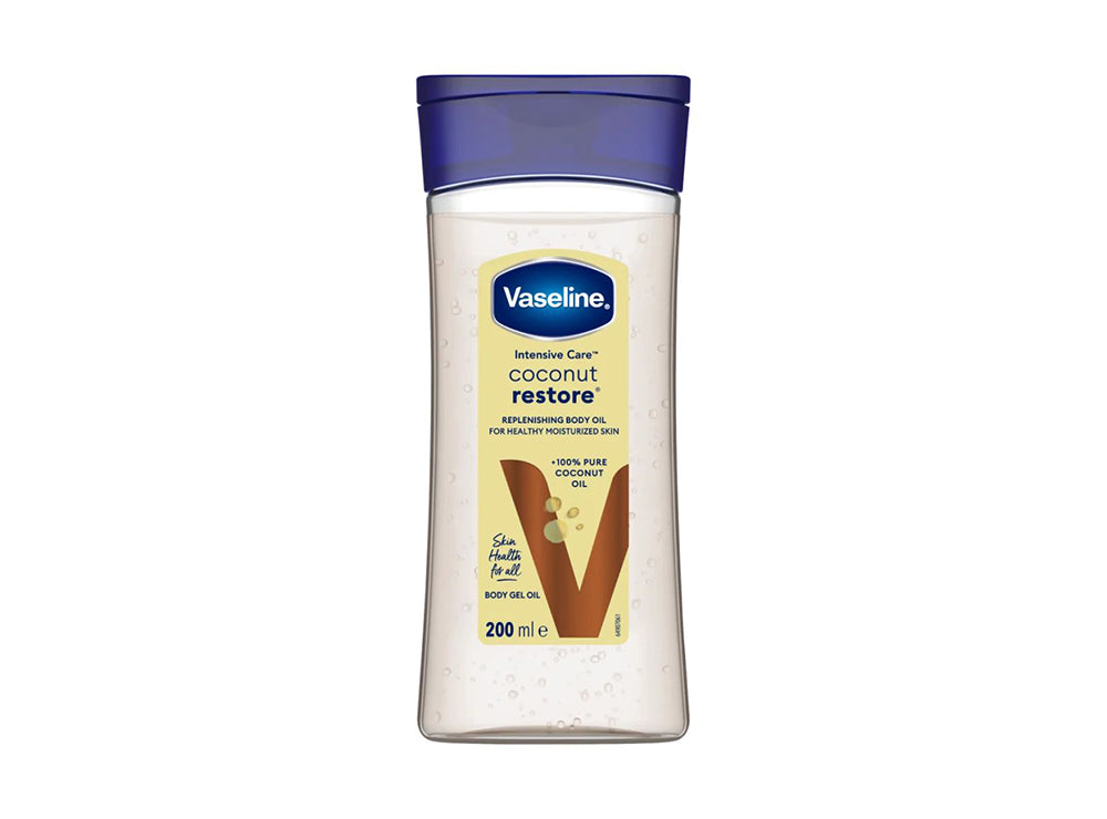 Vaseline Body Gel Oil Replenishing Coconut 200 ml