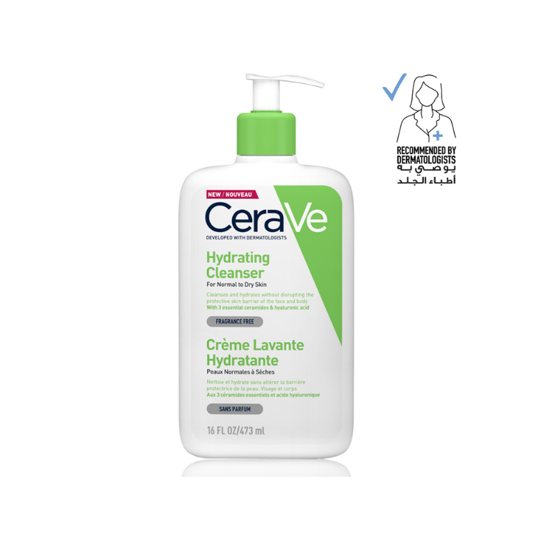 CeraVe Hydrating Cleanser For Normal To Dry Skin 473ml