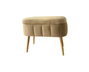 Storage Pouf in Beige