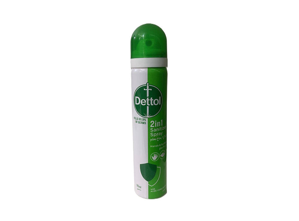 Dettol 2In1 Hand Sanitizer Surface Spray 90 ml