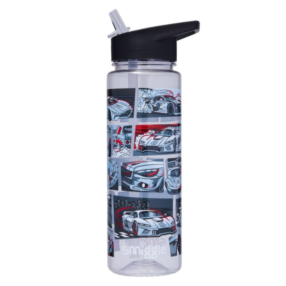Smiggle Water Bottle Car Racing 650ml