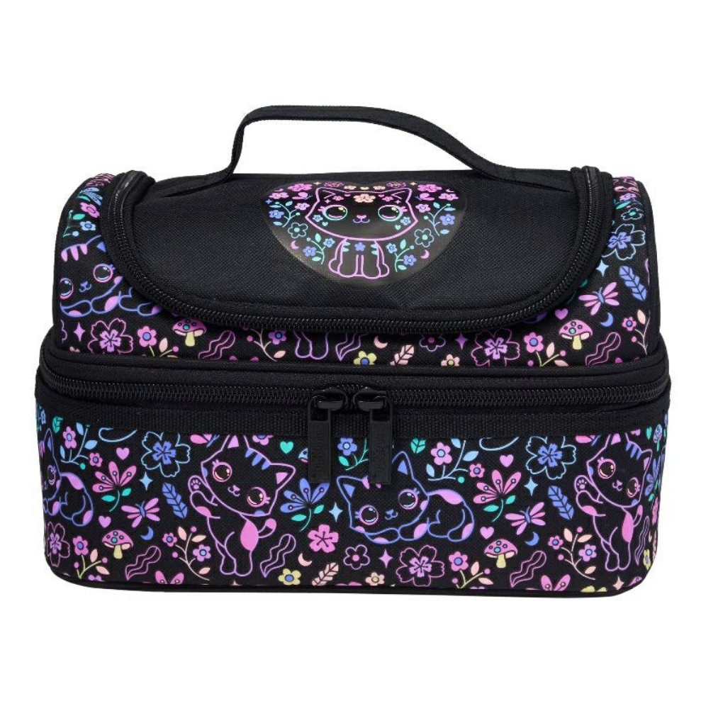 Smiggle Lunch Bag - Black Cat | 24.5×16.5×15cm