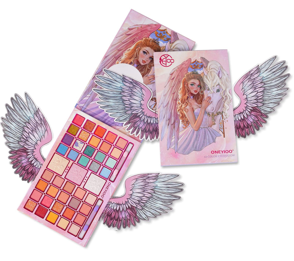 Jouka Joue 43 Colors Unicorn Wings Matte Eyeshadow Palette