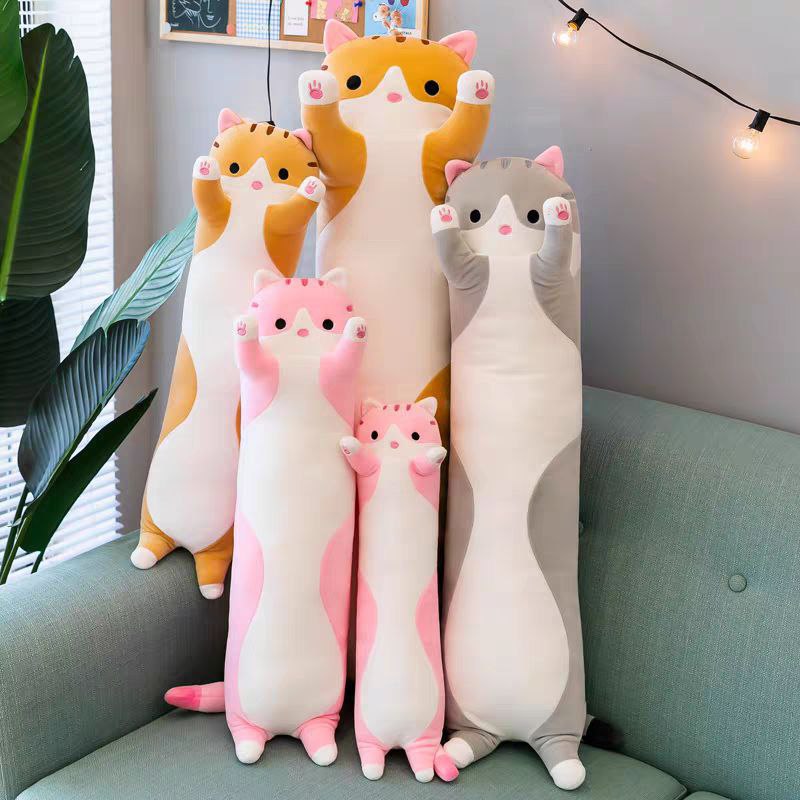 Cute Stuffed Plush Cat Soft | Sleep Hugging Pillow | Extra Size 130cm