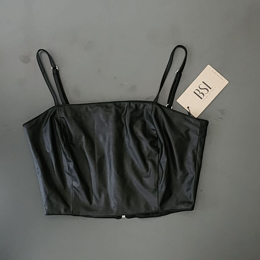 BSL Black Women's Crop Top Size M