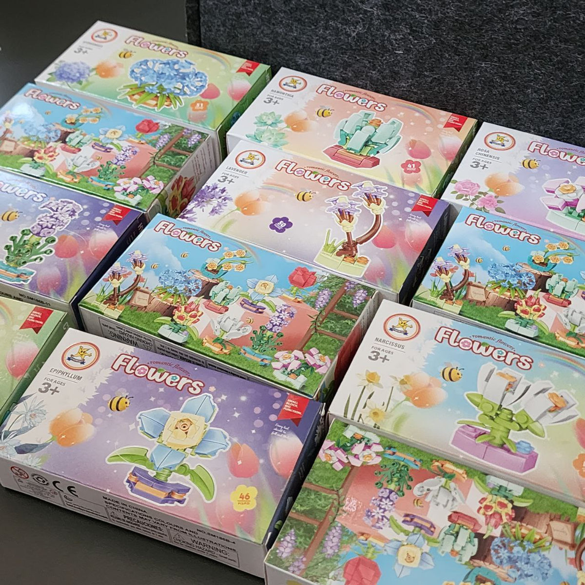 Building Blocks Flowers 12in1 - Full Box - 4+