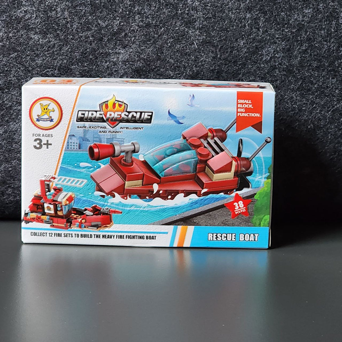 Building Blocks Fire Rescue 12in1 - Full Box - 4+