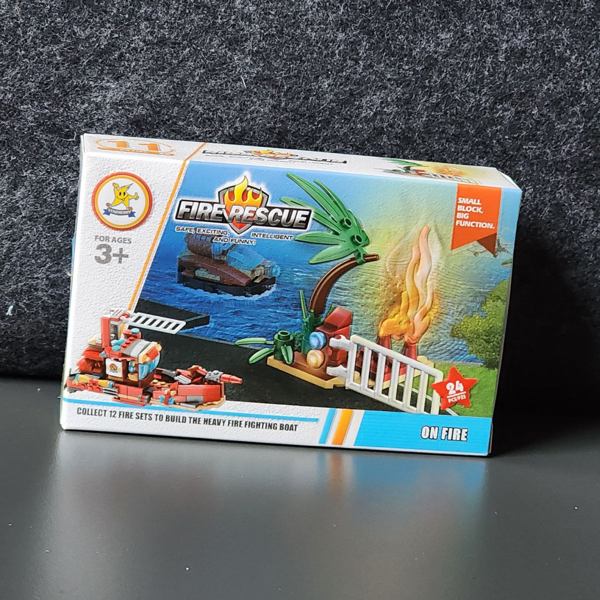 Building Blocks Fire Rescue 12in1 - Full Box - 4+