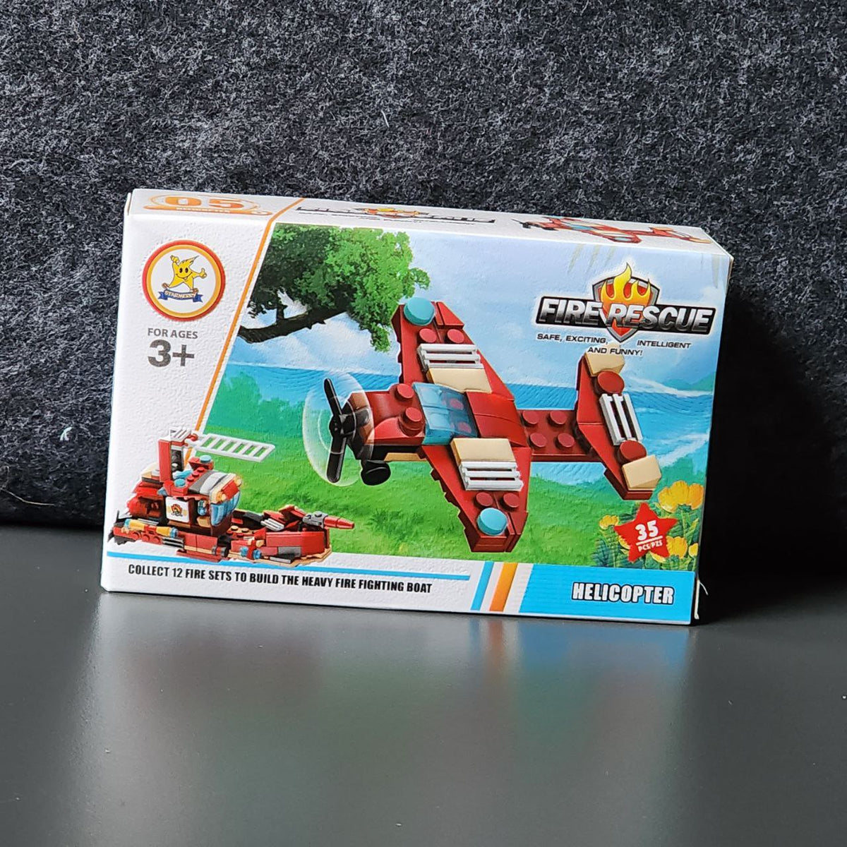 Building Blocks Fire Rescue 12in1 - Full Box - 4+