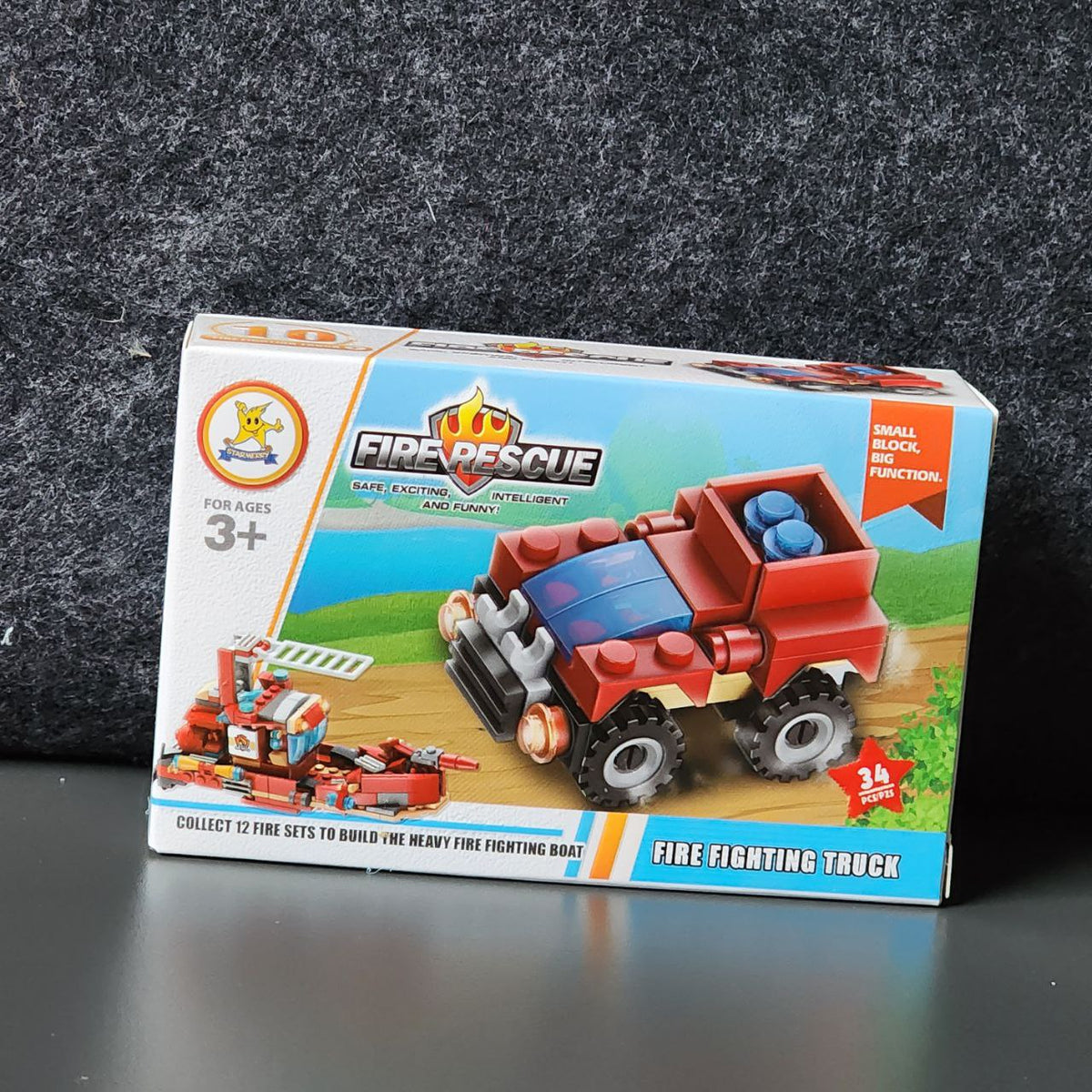 Building Blocks Fire Rescue 12in1 - Full Box - 4+