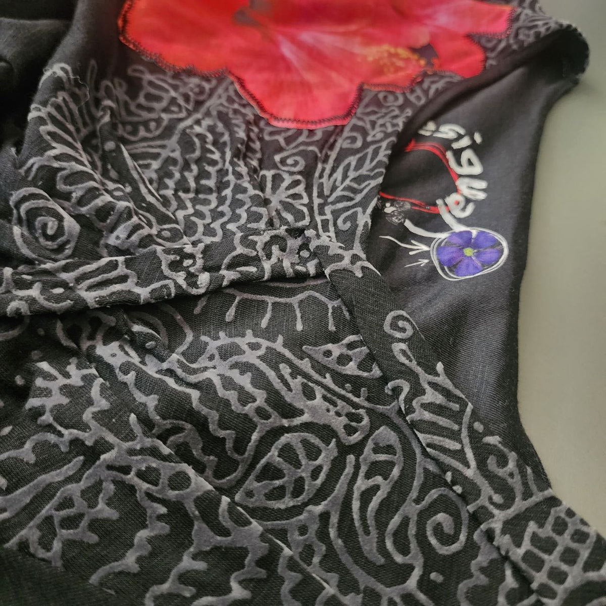 Desigual Long Dress Flower Design Size S