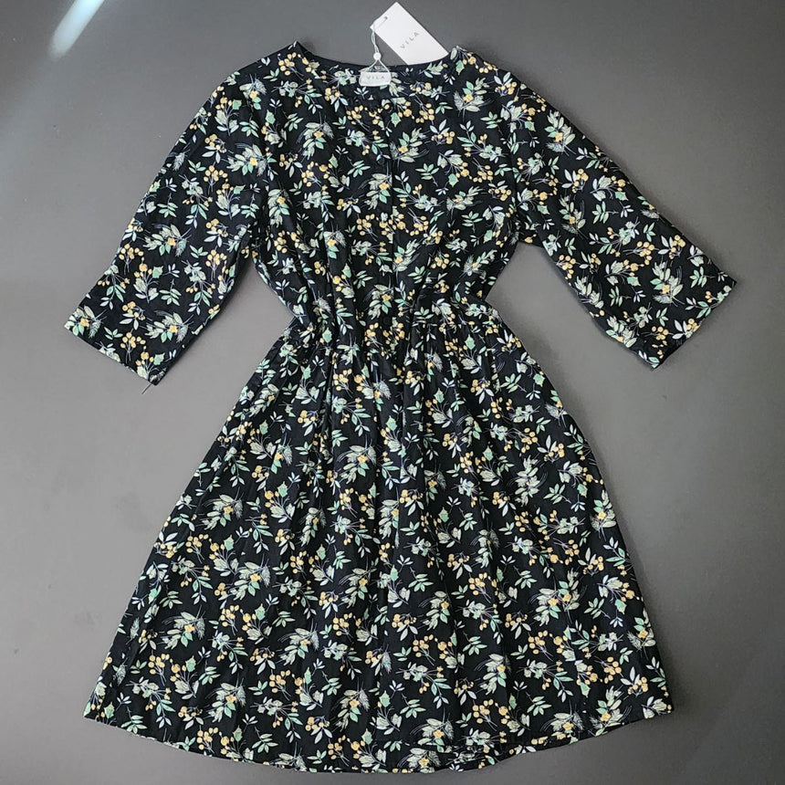 Vila Floral Dress For Women Size M