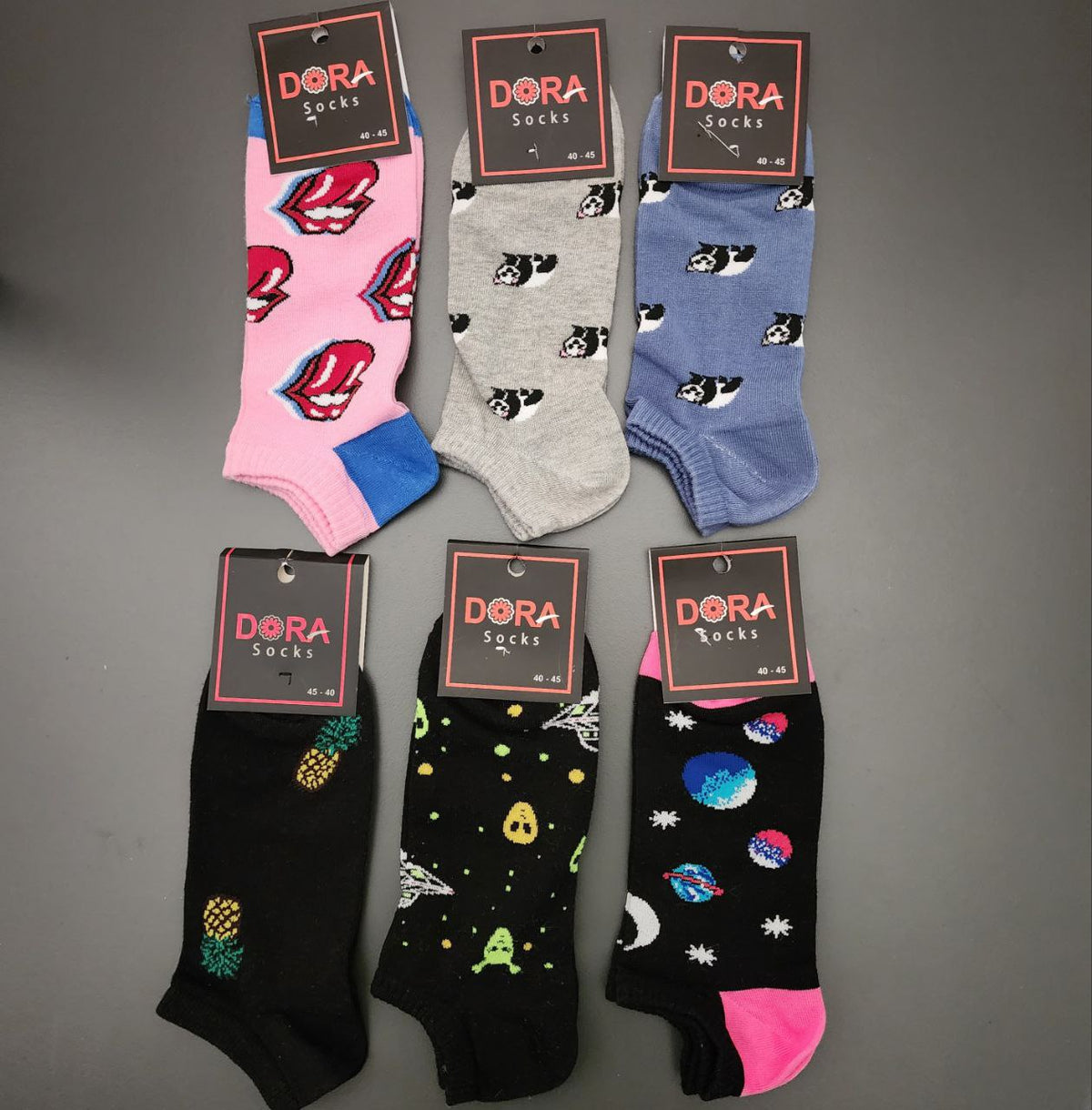 Cotton Short Socks | Size 40–45