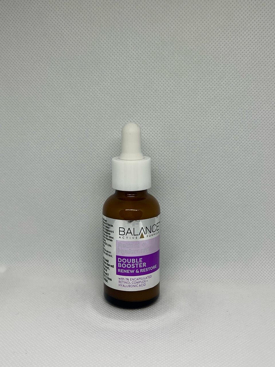 Balance Active Formula Retinol + Hyaluronic Double Booster 30ml