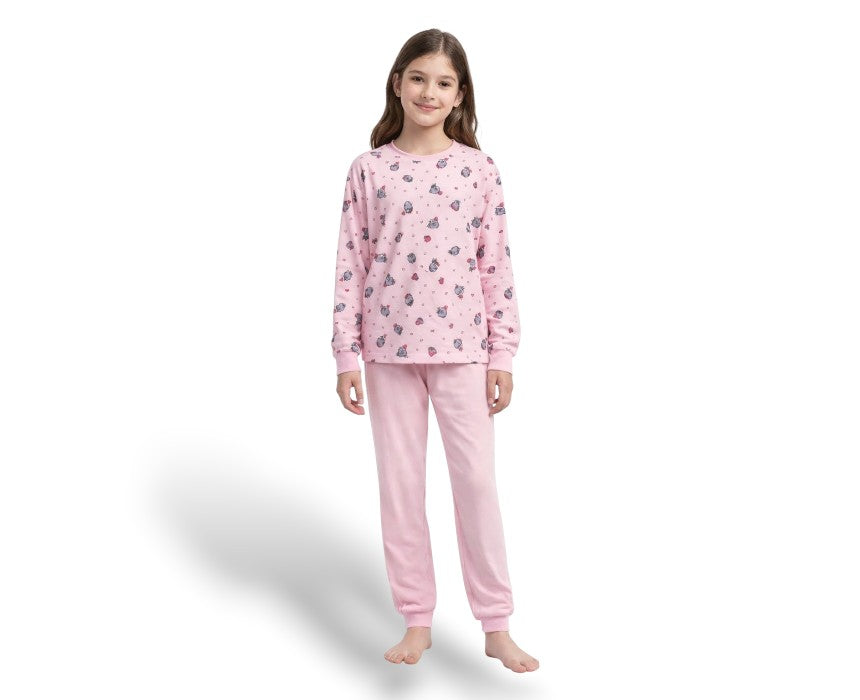 Doucette Girls’ Spring Cotton Pink Pant