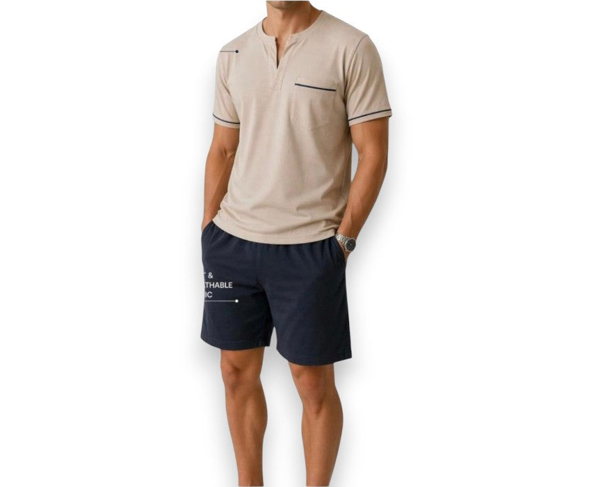 Doucette Men’s Cotton Summer Pyjama Set