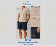 Doucette Men’s Cotton Summer Pyjama Set