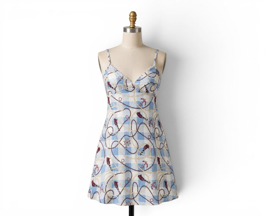 Cotton Nightshirt Blue