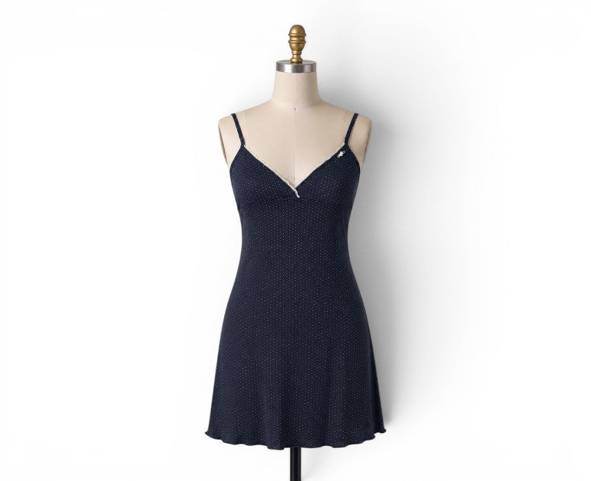 Cotton Nightshirt Navy