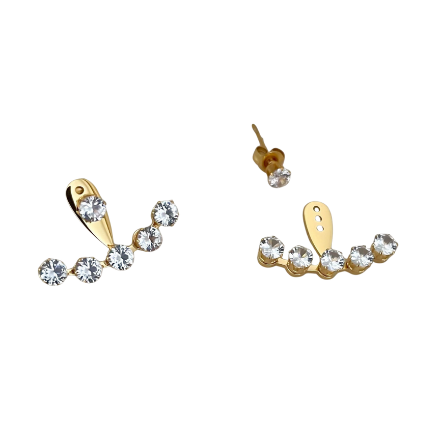 Sparkling Detachable Stud Earrings