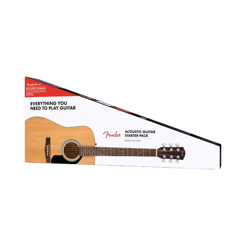 Fender FA-115 Dreadnought Acoustic Guitar Pack