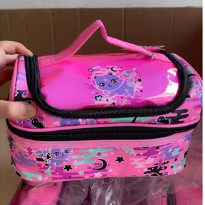 Smiggle Lunch Bag - Space Cat | 24.5×16.5×15cm