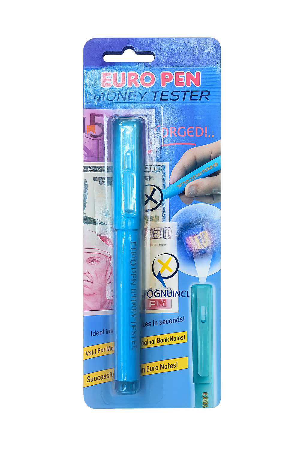 Euro Pen Money Tester With UV Light