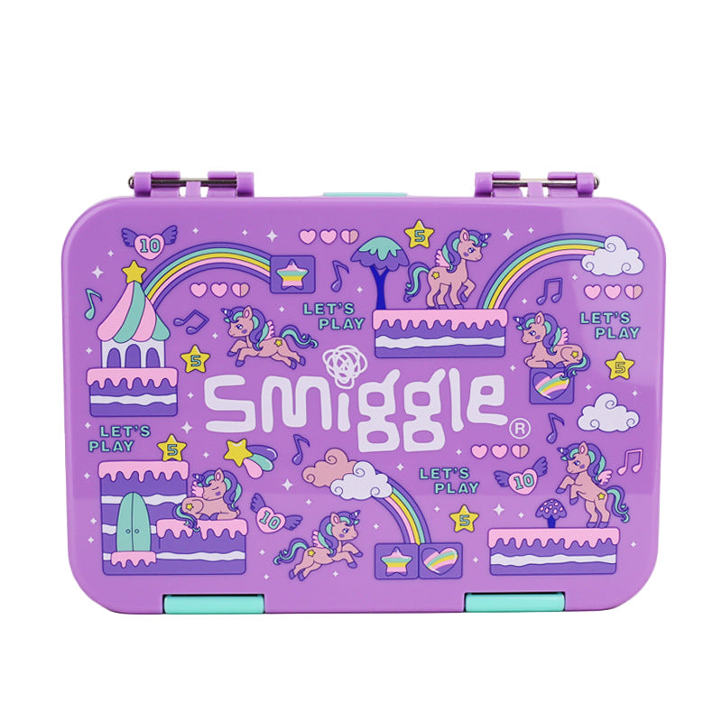 Smiggle Lunch Box - Rainbow | Unicorn | 21x15x4.5