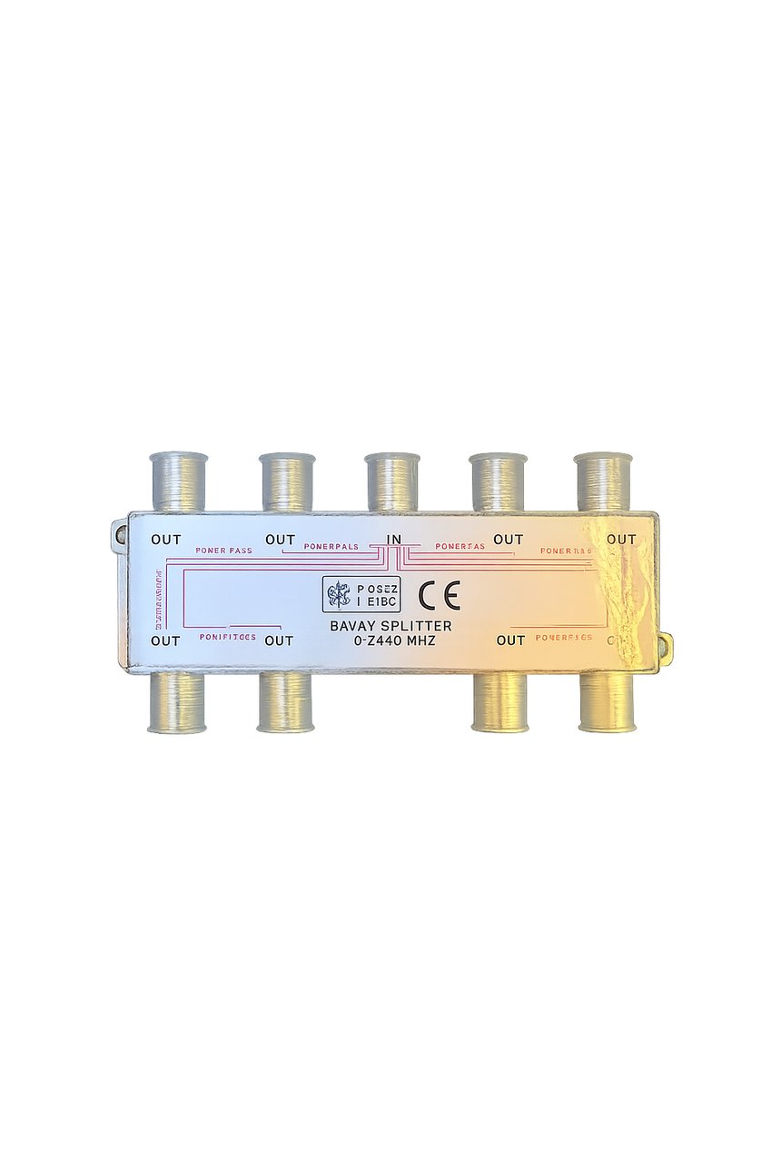 8-way Splitter Power-Pass