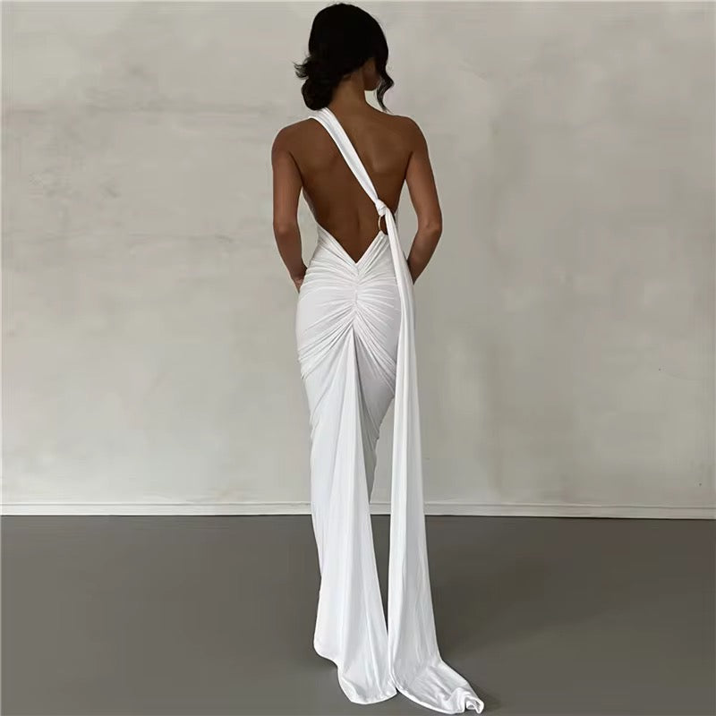 Sexy Back Long Dress