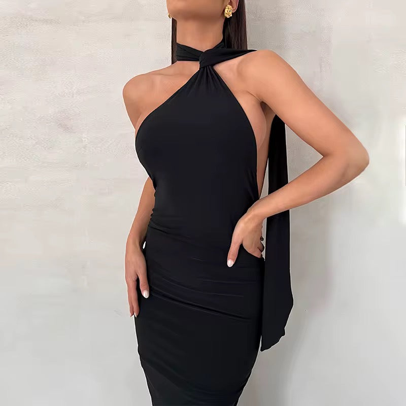 Sexy Back Long Dress