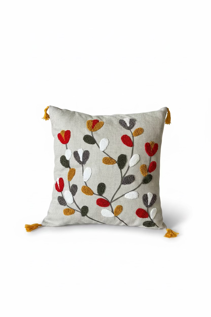 Heartbud Vine Cushion Cover