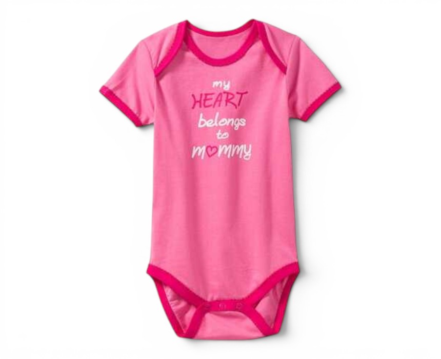 My Heart Belongs to Mommy Baby Bodysuit