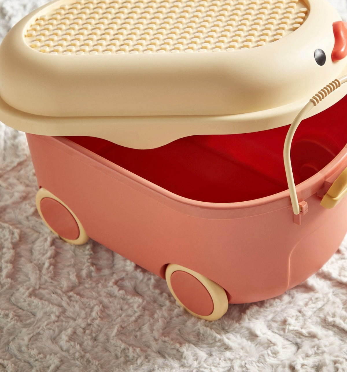 Dotty Duck Storage Box with Wheels