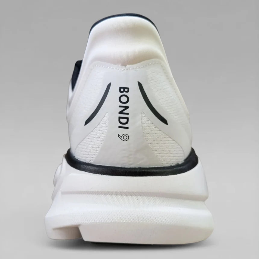 Hoka Men Running Shoes Bondi 9 White Black