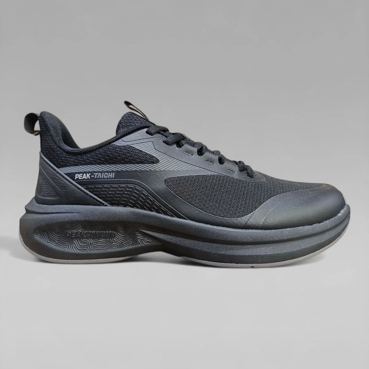 Peak Men Running Shoes Taichi All Black