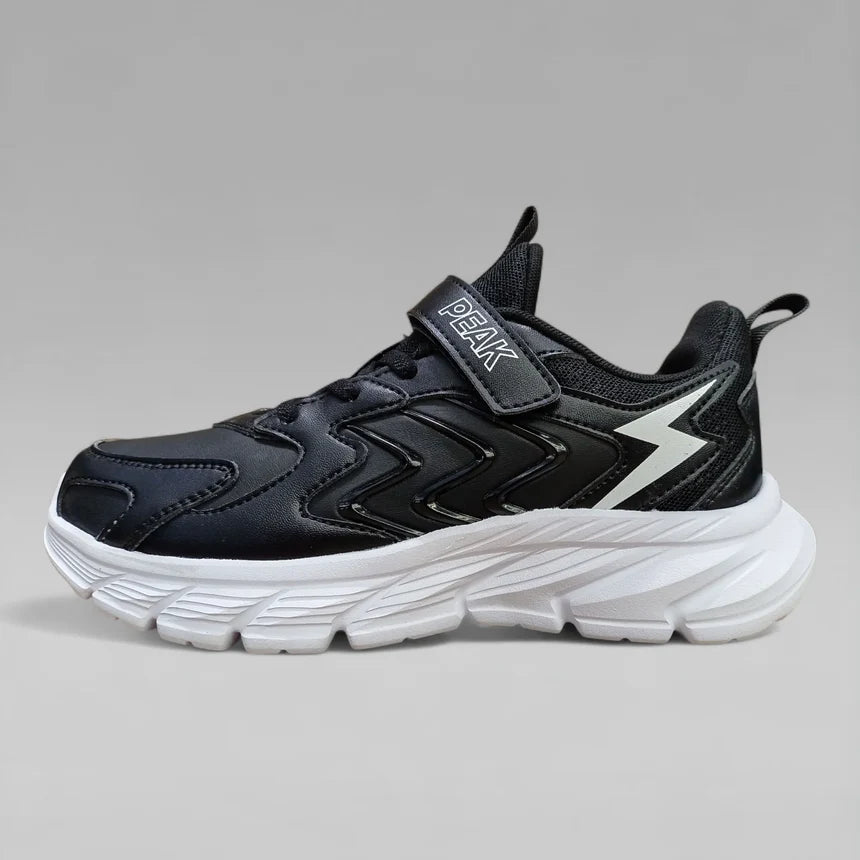 Peak Kids Running Shoes P-Motive Black