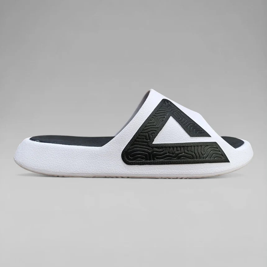 Peak Men Slides Taichi White Black E92037L