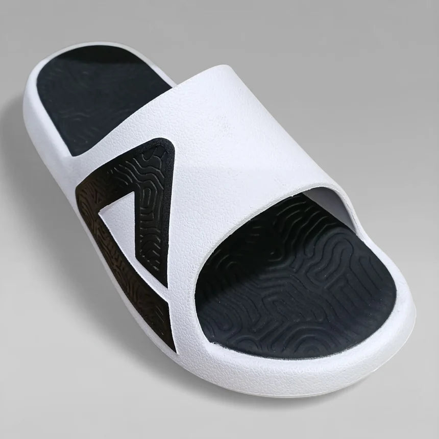 Peak Men Slides Taichi White Black E92037L