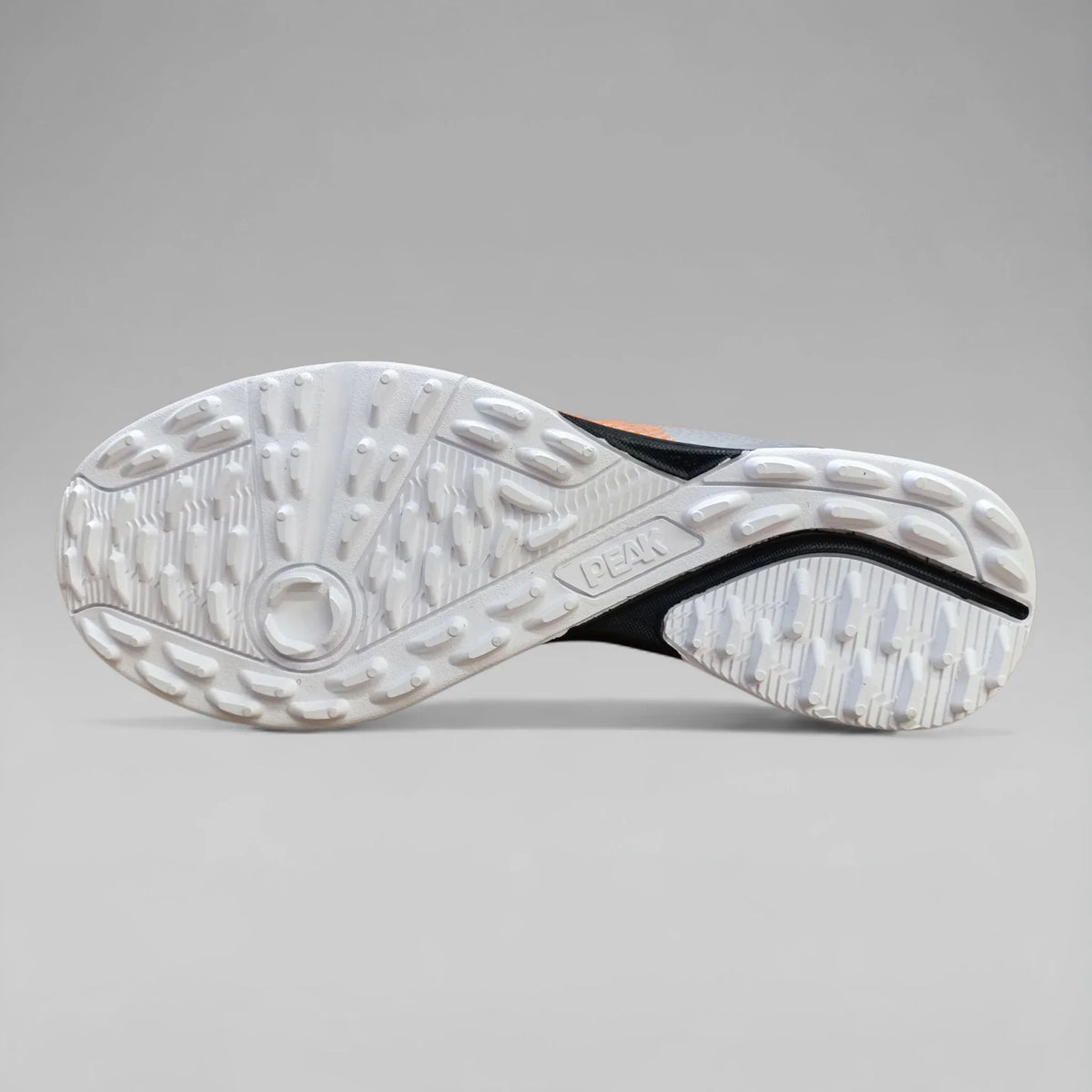 Peak Kids Soccer Shoes Turf Velcro Silver