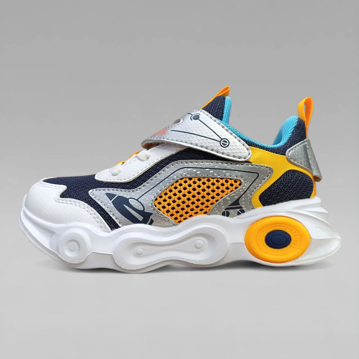 Peak Boys Running Shoes Dark Blue