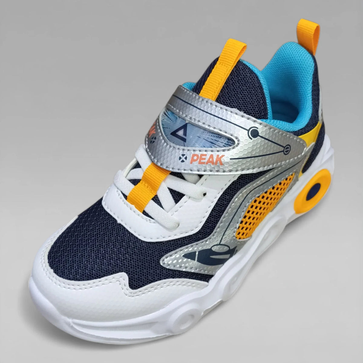 Peak Boys Running Shoes Dark Blue