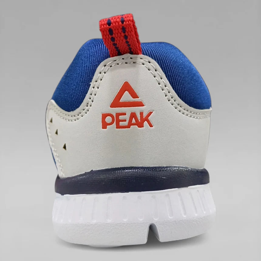 Peak Boys Casual Slip On Shoes Grey Navy