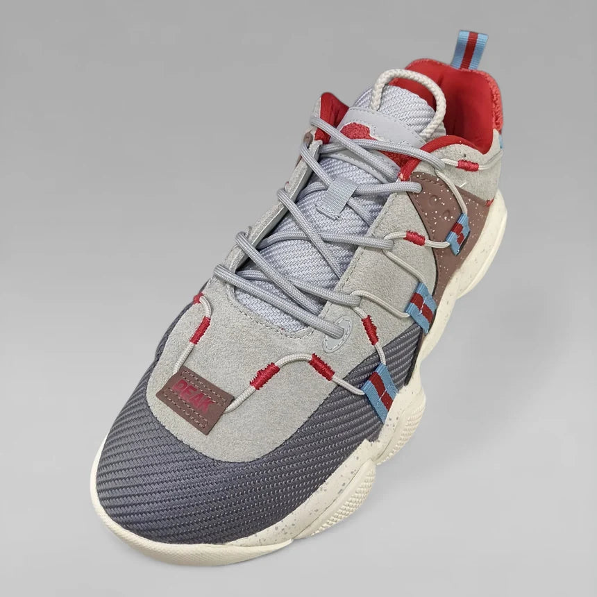 Peak Men Casual Shoes Taichi 6371 White Grey