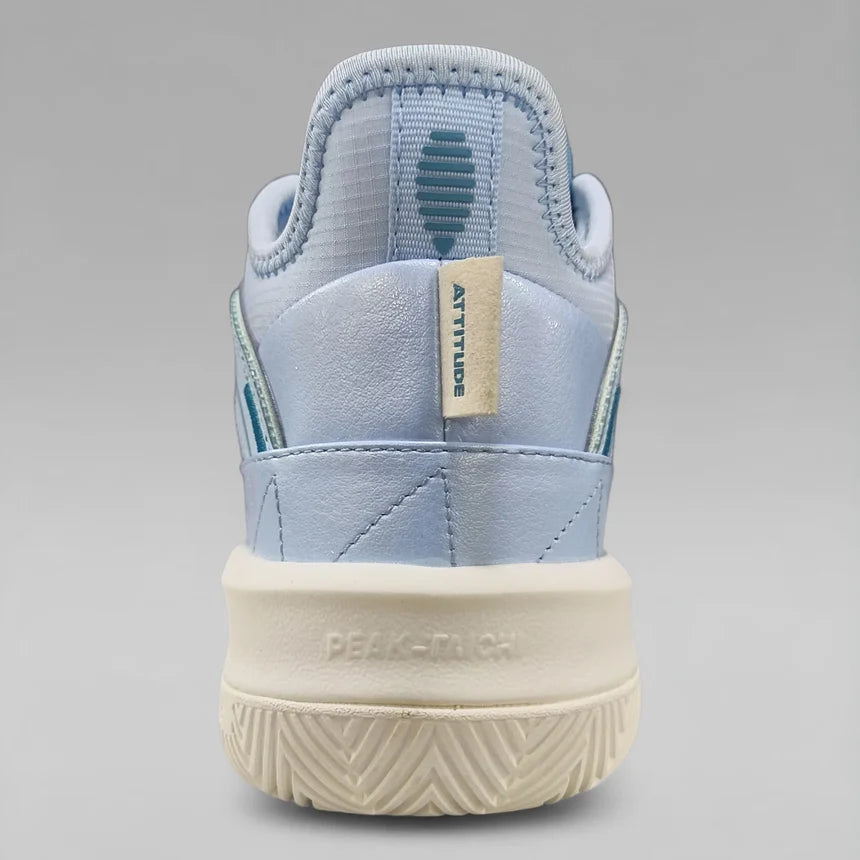 Peak Men Basketball Shoes White Blue Taichi Super