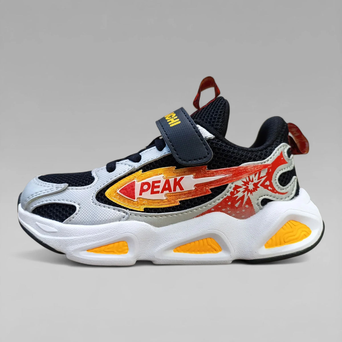 Peak Boys Casual Shoes Taichi Black Silver