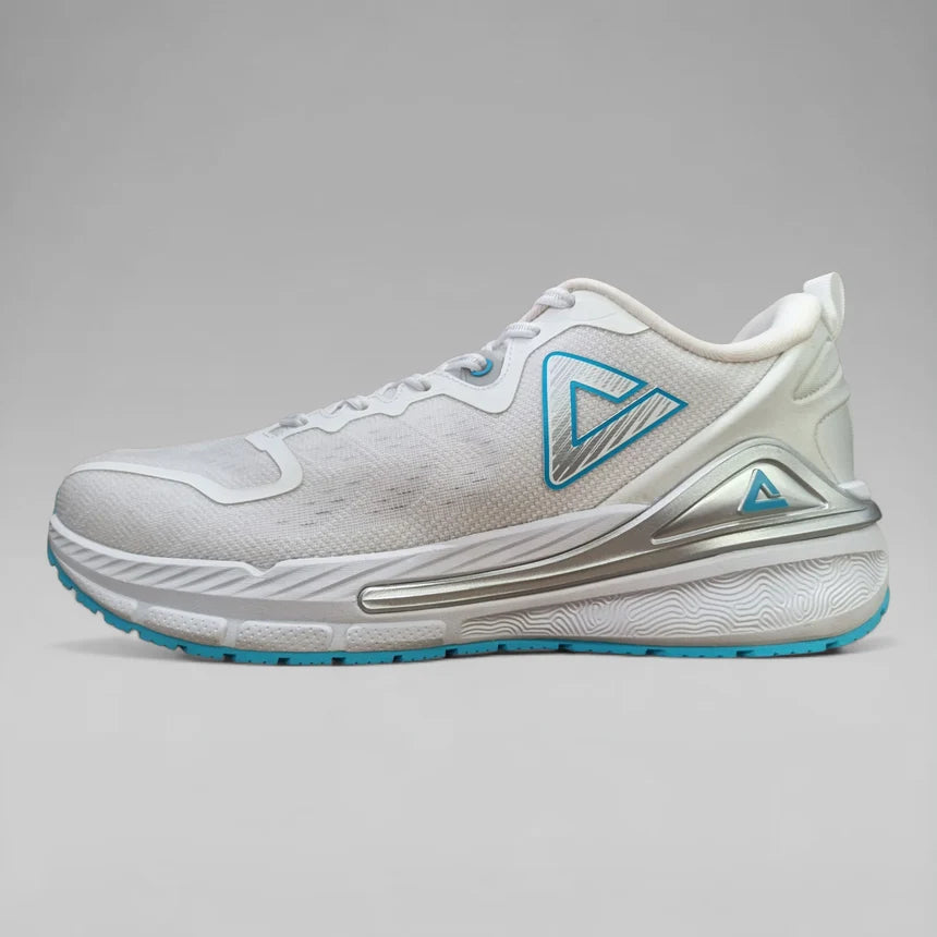 Peak Men Running Shoes Taichi White Blue