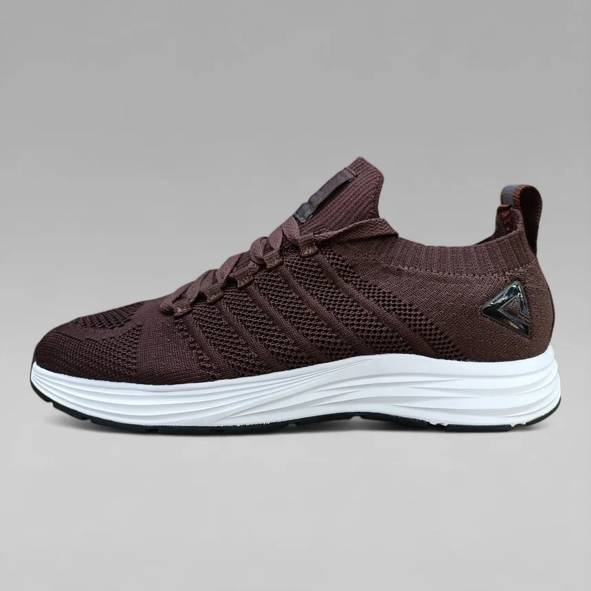 Peak Men Running Shoes Dark Brown